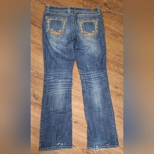 ROCK 47 BY: Wrangler Women's Boot Cut Jeans - Classic Blue ☆SIZE 29X34☆